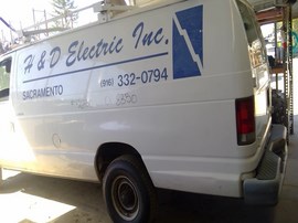 2001 FORD E350SD VAN, WHITE, 6.8L, AT, 2WD.  AT , F26330